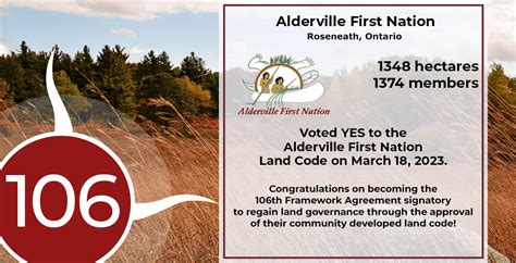 Alderville First Nation Votes Yes Now The Th Framework Agreement