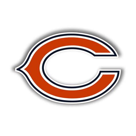 Chicago Bears C Temporary Tattoo Biggest Decal Shop