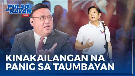 Atty Roque Kay Pbbm Kinakailangang Maging Malinaw Na Papanig Ka Sa