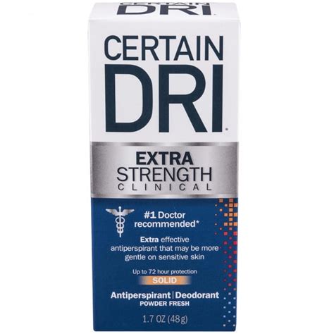 Certain Dri Extra Strength Clinical Antiperspirant Deodorant Solid 1