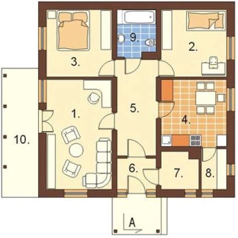 Planos De Casas De Dormitorios Metros