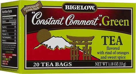 Bigelow Constant Comment Green Tea Bags 20 Ct 3 Pack Green Teas Grocery