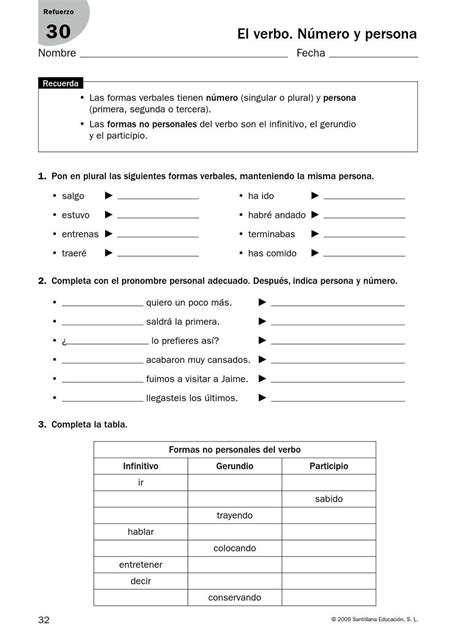 Refuerzo 5º Lenguaje Actividades gramaticales Tecnicas de