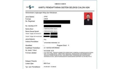 Cara Cetak Ulang Kartu Pendaftaran Cpns Https Sscasn Bkn Go Id