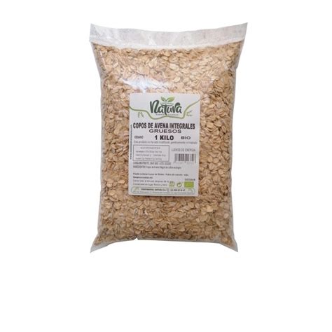 Copos De Avena Gruesos Integral Kilo Bio Continental Natura