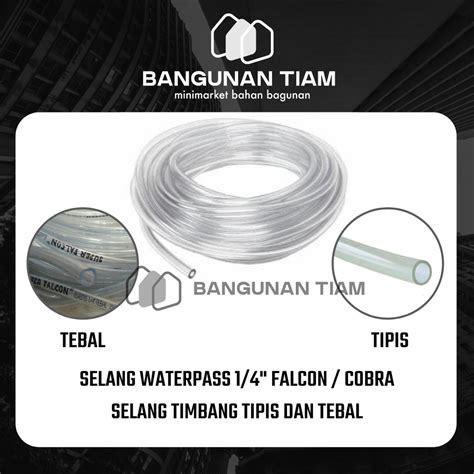 Jual Selang Waterpass Falcon Cobra Harga Per Meter Selang Air