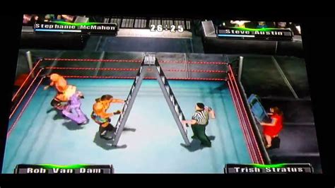 WWE Wrestlemania XIX Gamecube Stephanie McMahon And Stone Cold Vs RVD