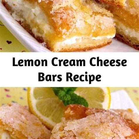 Lemon Cream Cheese Bars Recipe 9am Chef Cream Cheese Bars Lemon