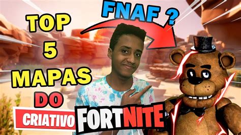 Top 5 Mapas Mais Legais Do Fortnite Criativo Skywars Fnaf Youtube