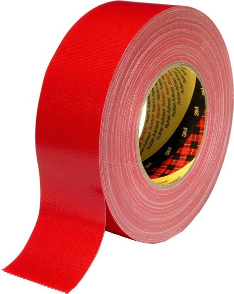 3m 389 Fabric Tape 100 Mm X 50 M Red