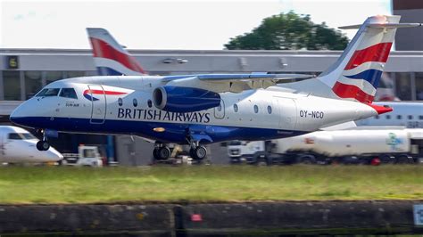 London City Airport Evening Rush Hour Plane Spotting Youtube