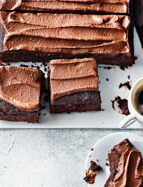 Gluten Free Double Chocolate Brownies With Avocado Frosting Recipe Sainsbury`s Magazine