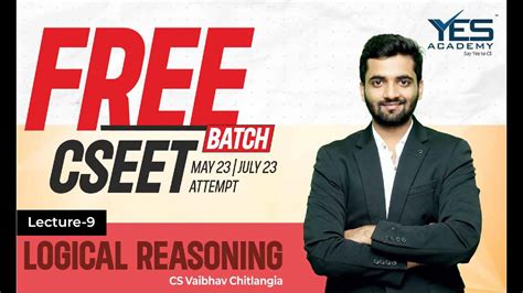 Free Cseet Logical Reasoning Online Classes For May July