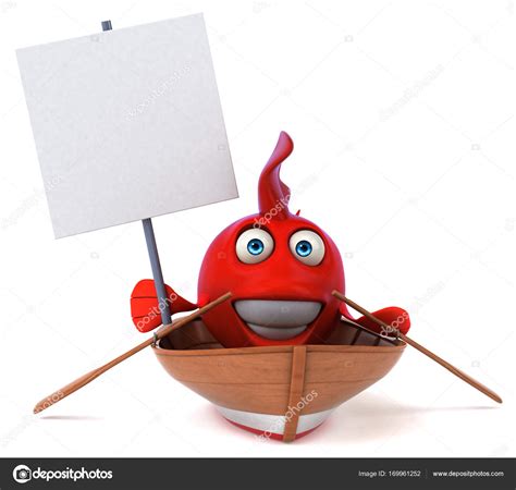 Cartoon character in boat Stock Illustration by ©julos #169961252