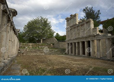 Ruins of Aphrodisias Ancient City, Aydin / Turkey Stock Photo - Image ...