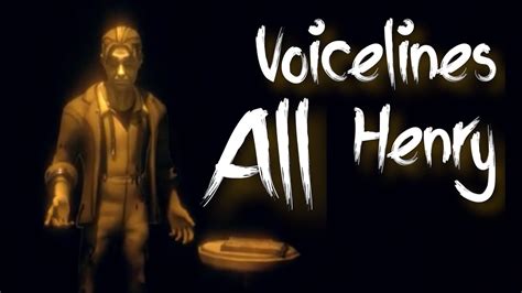 Bendy And The Dark Revival Henry Stein All Voicelines Youtube