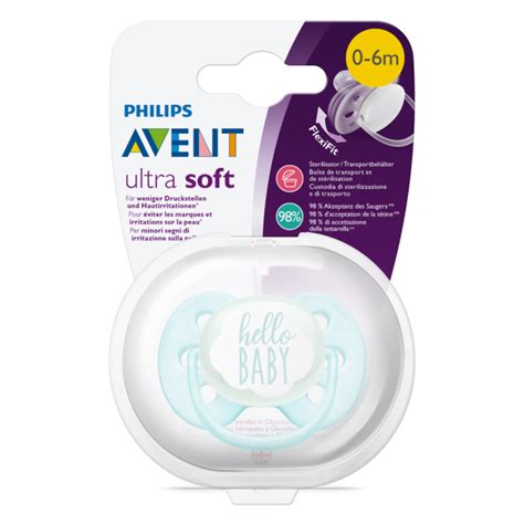 Ty Ngậm Philips Avent Siêu Mềm 0 6m Vỉ đơn Scf522 01 Xanh Giá Tốt