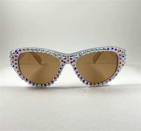 Rhinestone Sunglasses Etsy