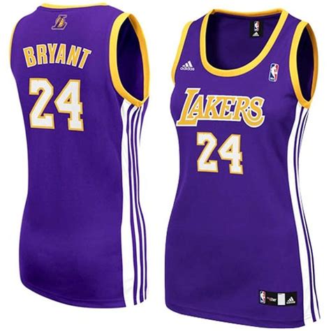 Adidas Kobe Bryant Los Angeles Lakers Women S Replica Jersey Purple Lakers Outfit Jersey