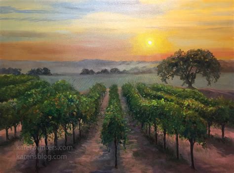 Winery Painting