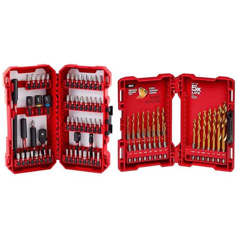 Milwaukee Shockwave Impact Duty Alloy Steel Screw Driver Bit Set And