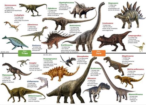 Dinosaurier Zeitlinie Dinosaur Timeline Dinosaurier Zeitstrahl