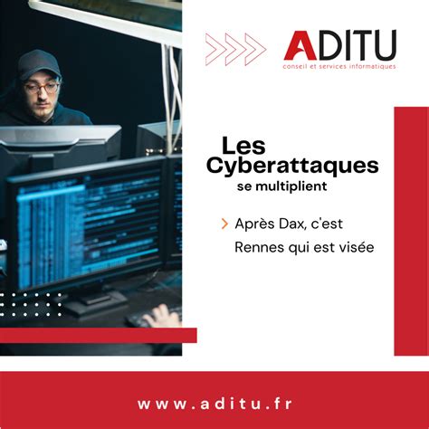 Les Cyberattaques Se Multiplient ADITU