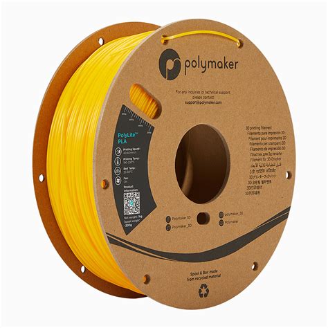 Polymaker Polylite PLA Gelb 1 75 Mm Kaufen Comprise Onlineshop