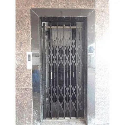 Mild Steel Side Opening Manual Collapsible Elevator Door At Rs 32050 In