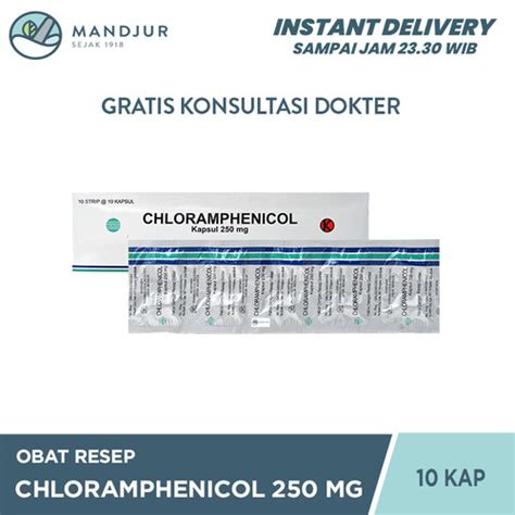 Jual Chloramphenicol Mg Strip Kapsul Antibiotik Jakarta