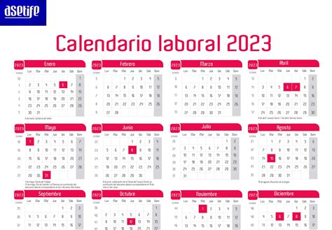 Calendario Laboral Sevilla 2023 Imprimir Image To U