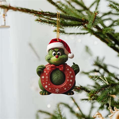 Gasue The Grinch Christmas Decor Christmas Decorations Initial Green