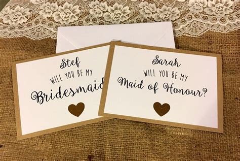 Gold Rose Gold Or Silver Heart Will You Be My Bridesmaid Etsy Uk