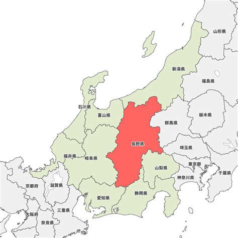 長野県の地図 Map It マップイット