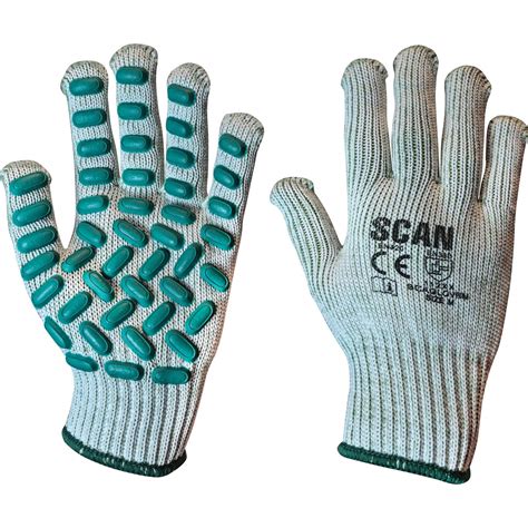 Scan Vibration Resistant Latex Foam Gloves Work Gloves