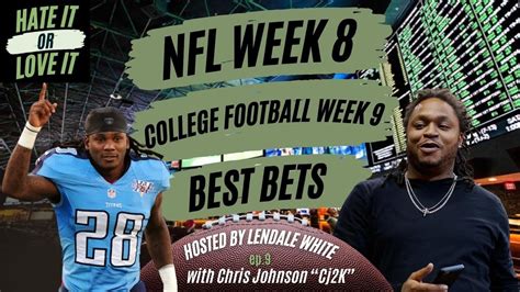 Lendale White Chris Johnson S Best Bets Breakdowns Props Nfl