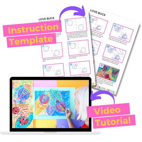 Free Art Lesson Resources Love Bugs