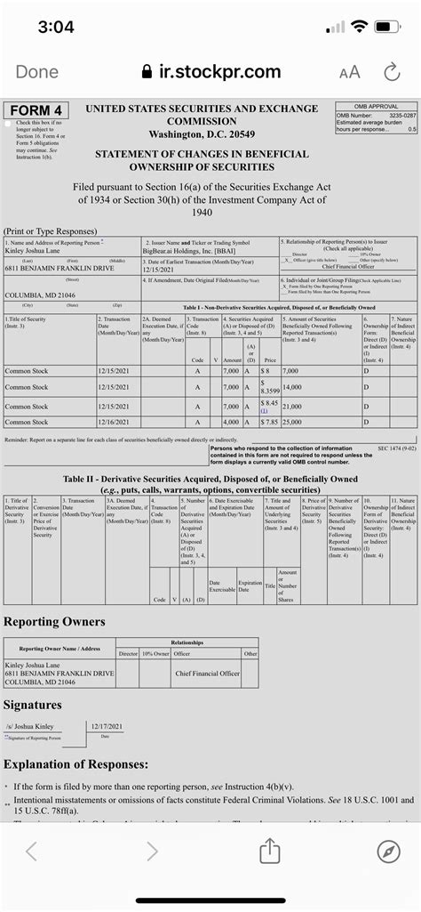 CFO of BBAI purchased shares on Dec 15th!! : r/ShrimpInvesting