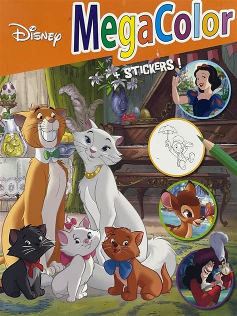 Megacolor Kleurboek Disney Aristokatten Pagina S Dubbelzijdig