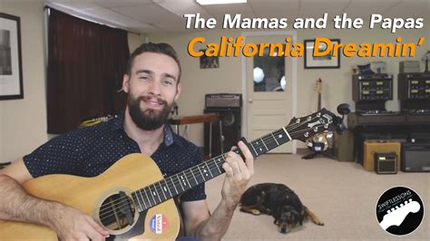 How To Play California Dreamin By The Mamas And The Papas Easy Guitar Lesson Youtube