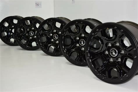 Ford Bronco Beadlock Oem Factory Wheels Rims Black