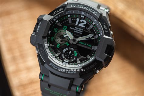 Casio G Shock Gravitymaster GA 1100 1A3DR Twin Sensor WR 200M Black