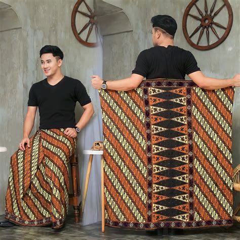 Jual Sarung Batik Pria Dewasa Motif Seno Sarung Gus Iqdam Viral