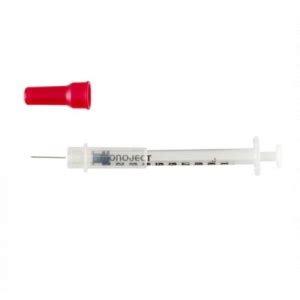 Cardinal Health Pr Monoject Insulin Safety Syringe 29G X 1 2 3 10 ML