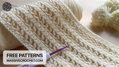 Super Easy Crochet Pattern For Beginners 👌 Graceful Crochet Stitch For Scarf Blanket And In