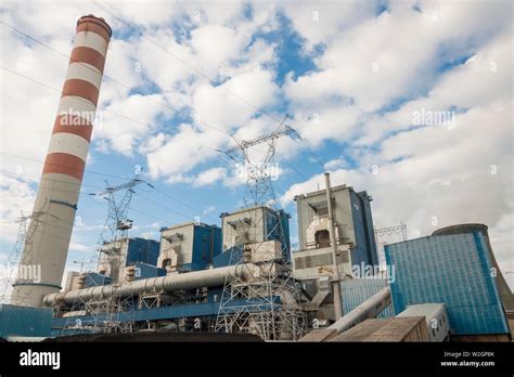 Polish Coal Power Station Stock Photo Alamy