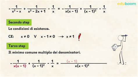 Somma E Differenza Di Frazioni Algebriche Matematica Terza Superiore