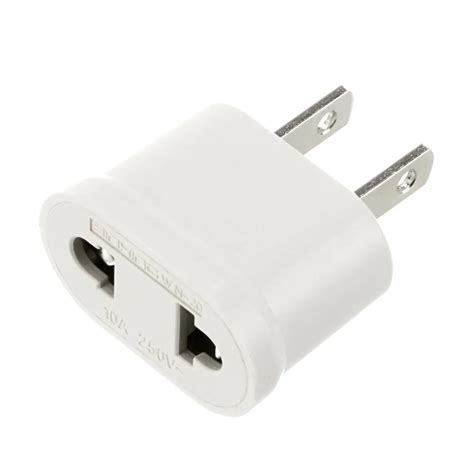 1 PCS EU to US Travel Charger Wall AC Power Plug Adapter 250V AC 10A ...