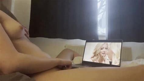 Watch Me Touch Myself While Watching Lesbian Porn