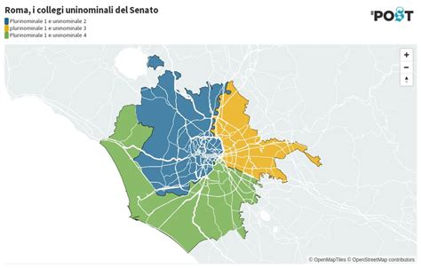 Roma Collegi Uninominali Del Senato Flourish
